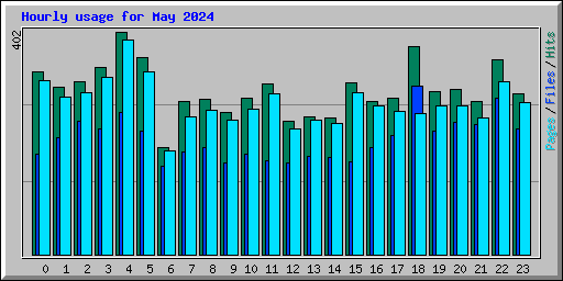 Hourly usage for May 2024